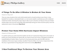 Tablet Screenshot of henryphilipsgallery.com